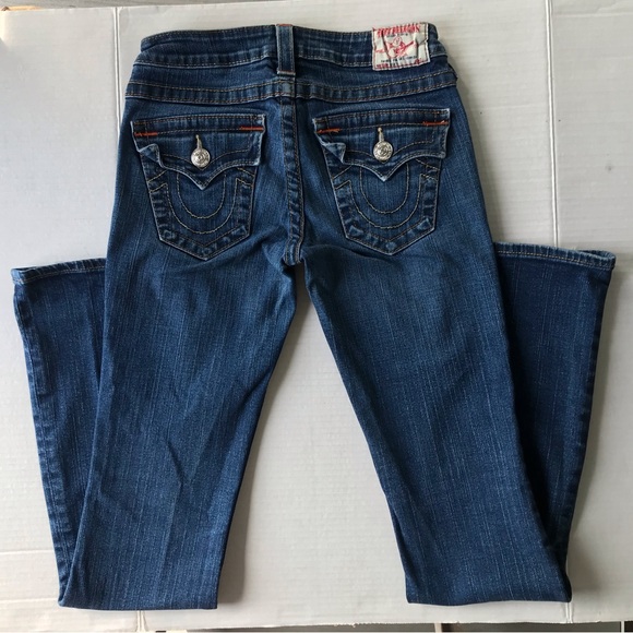 True Religion Women’s “Becky” Bootcut Low Rise Jeans Size 26 - Picture 2 of 9